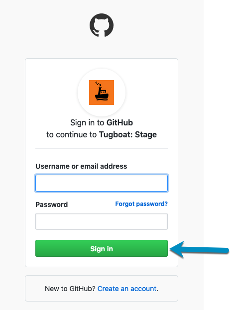 Sign in to GitHub