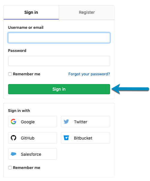 Sign in to GitLab